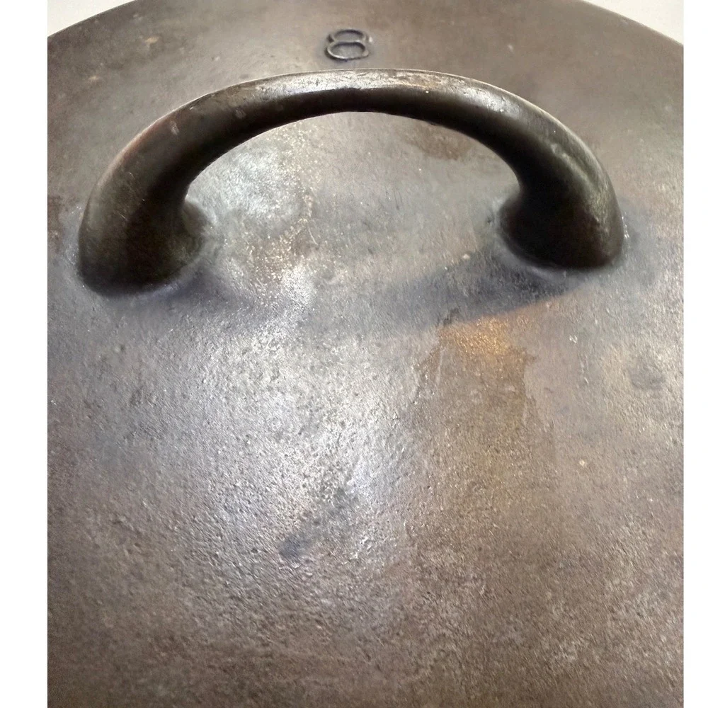 Vintage Griswold Cast Iron Skillet Lid 8 Self Basting Replacement Cover 1037 B